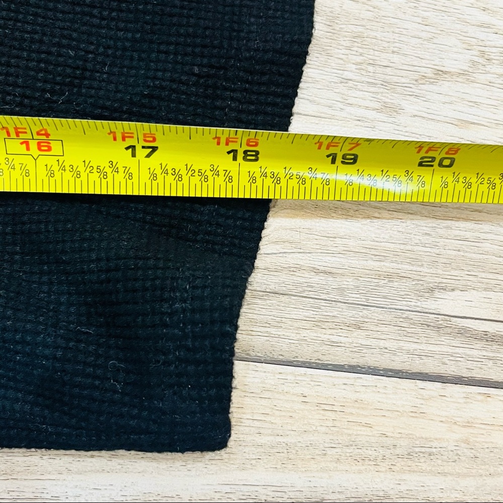 NWT Monrow - Brushed Thermal Cropped Scoop Tank black sz Large - Picture 6 of 9